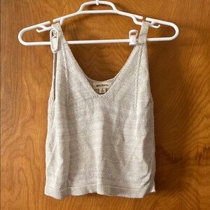 Tan Sparkly Knit Women's Top